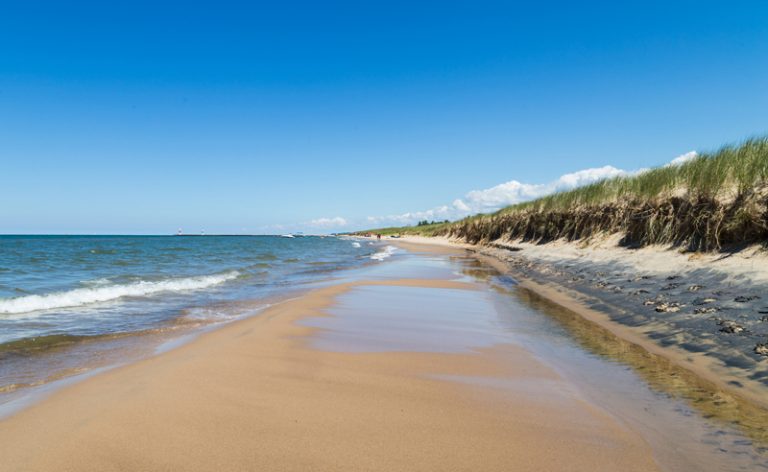 Oval Beach/ Dunes State Park at Saugatuck, Michigan